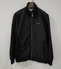 アシックス ブラック ジップアップ ジャケット 95
