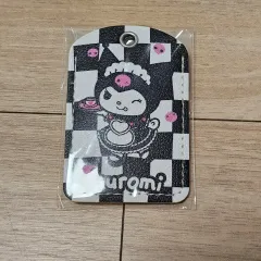 サンリオ クロミ チェック カードホルダー キーリング