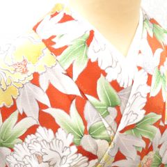 袋帯 西陣織 松尾京敏作 寿扇四季花 金糸銀糸 ゴールド系 正絹 
