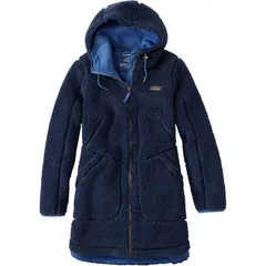 エルエルビーン レディース アウター ジャケット・ブルゾン コート フリース LLBean Mountain Pile Fleece Regular Coat Womens Classic Navy ネイビー