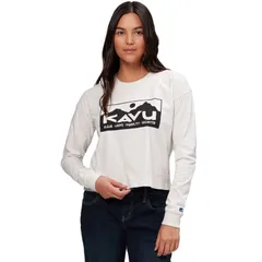 カブー レディース トップス Tシャツ 長袖 KAVU Francis LongSleeve Shirt Womens Off White オフホワイトのサムネイル