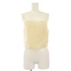 オーラリー AURALEE 23SS LINEN WEATHER CAMISOLE キャミソール 麻 リネン 0 アイボリー 無地 サイドジップ /JPのサムネイル