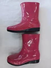 ピンク レインブーツ 230
