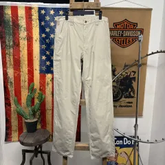 カーハート オリジナル メキシコ製 コットンツイル ワーク カーペンター パンツ アイボリー N380