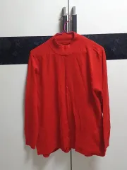 ペリージェンセン 赤色 ニット 冬コーデ オススメ