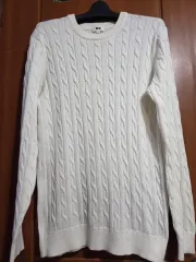 ユニクロ U クルーネックセーター アイボリー