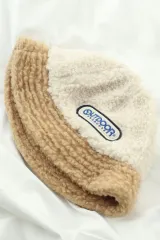 Outdoor アウトドア 帽子 ウール ブークレ シープスキン バケットハット-27C9