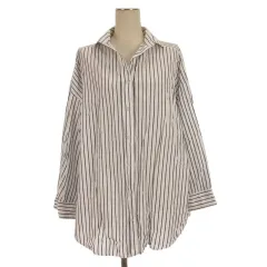 ボナジョルナータ BUONA GIORNATA ストライプ シャツ 長袖 9 ホワイト ネイビー 251222E ■FF