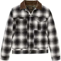 フィルソン メンズ アウター ジャケット・ブルゾン ウール Filson Insulated Wool Short Cruiser Jacket Mens Charcoal Ombre チャコールのサムネイル