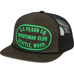 FILSON フィルソン デッドストック デニム メッシュキャップ レザー 
