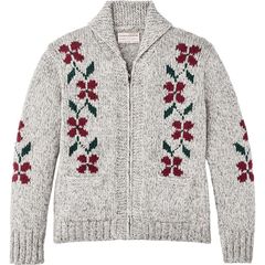 フィルソン レディース アウター ニット・セーター ウール Filson Zippered Wool Sweater Womens GrayFlower