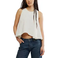 フリーピープル レディース トップス タンクトップ Tシャツ Free People Hialeah TShirt Womens Clean Ivory アイボリーのサムネイル