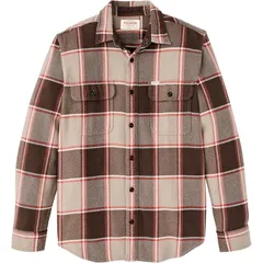 フィルソン メンズ トップス シャツ ヴィンテージ Filson Vintage Flannel Work Shirt Mens Tan Orange Multi オレンジのサムネイル