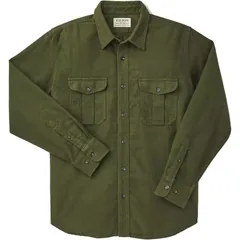 フィルソン メンズ トップス シャツ Filson Seattle Moleskin Shirt Mens Dark Olive オリーブのサムネイル