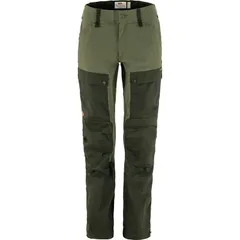 フェールラーベン レディース ボトムス カジュアルパンツ Fjallraven Keb Curved Trouser Womens Deep ForestLaurel Green グリーン
