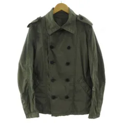 5351プールオム 5351 POUR LES HOMMES ミリタリージャケット 0210030006 ダブル ユーズド加工 コットン カーキ 3のサムネイル