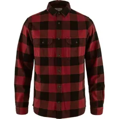 フェールラーベン メンズ トップス シャツ Fjallraven Ovik Heavy Flannel Shirt Mens RedBlack ブラックのサムネイル
