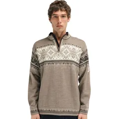 ダールオブノルウェイ メンズ アウター ニット・セーター セーター Dale of Norway Blyfjell Sweater Mens MountainstoneOff WhiteCoffeeのサムネイル