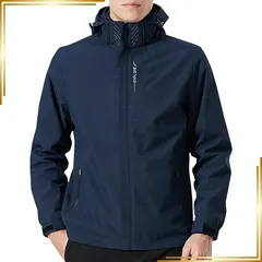 【新品】 [Pablito] ウィンドブレーカー メンズ アウトドア ジャケット ナイロンジャケット マウンテンパーカー 防水パーカー ゴルフウェア 作業着 アウター ジャンパー 防風 防水 軽量 撥水生地 春 秋 冬 (JP, アルファベット, 3XL, 0