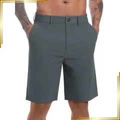 【新品】 ショートパンツ メンズ 速乾 軽量 スポーツ トレーニングウェア 接触冷感 アウトドア ゴルフ ウェア 釣り 登山 夏 ダークグレー M 0