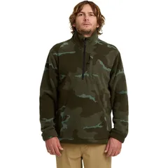 ビラボン メンズ アウター ニット・セーター モックネック Billabong Boundary Mock Neck Sweater Mens Military Camoのサムネイル