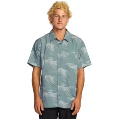 ビラボン メンズ トップス シャツ 半袖 Billabong Surftrek Perf ShortSleeve Shirt Mens Sea Blue ブルー