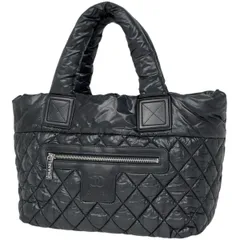 シャネル CHANEL コココクーン スモール トートバッグ ココマーク ハンドバッグ トートバッグ ナイロン ブラック レディース 【中古】のサムネイル