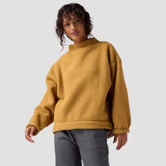 バックカントリー レディース アウター ジャケット・ブルゾン フリース Backcountry Wander PileFleece MockNeck Top Womens Bistre Combo
