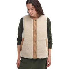 バブアー レディース トップス ベスト Barbour Dulsie Liner Vest Womens EcruAncient エクリュのサムネイル