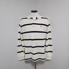 POLO RALPH LAUREN ストライプ カラ長袖Tシャツ / メンズ Tシャツ