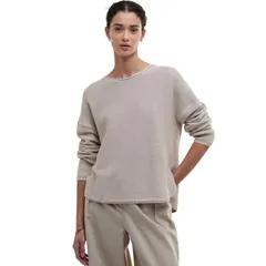 バブアー レディース アウター ニット・セーター ニット Barbour Marine Knitted Jumper Womens Light Sand サンドのサムネイル