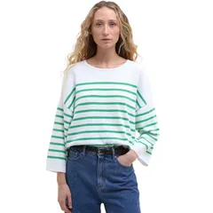 バブアー レディース アウター ニット・セーター ニット Barbour Kayleigh Knitted Jumper Womens CloudKelly Green グリーンのサムネイル