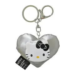ハローキティ ハート クッション シルバー キーホルダー(日本正規品)