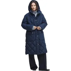 バブアー レディース アウター ジャケット・ブルゾン ジャケット Barbour Romilly Quilt Jacket Womens NavySky Dress Tartan ネイビーのサムネイル