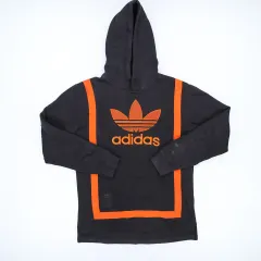 L adidas ファイヤーバード 起毛 ブラック フーディー 0107H1
