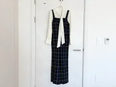 ザラ プレミアム コレクション チェック オールインワン XS