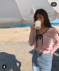 新品 モコブリング 製作 ノースリーブ カーディガン set