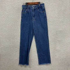 ザラ ZARA カジュアル ワイドフィット デニム ジーンズ 24インチ A04200