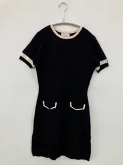 Darich ダーリッチ ワンピース Free-L ブラック ナイロン 無地 ワンポイント 半袖 ショート・ミニ丈 タイト