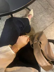 UNIQLO JEANS ユニクロジーンズ デニムパンツ 22 ネイビー フルレングス 無地 スタンダード フレア・ブーツカット ハイウエスト リジッド・ワンウォッシュ