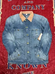 RRA コーデュロイ カラー Indigo デニム ジャケット