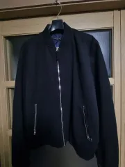 ZARA ザラ マン ブラック ブルゾン ジャケット XL