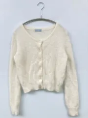 titty&Co. ティティーアンドコー カーディガン/ボレロ F アイボリー ウール・ニット ナイロン 無地 ショート丈 長袖