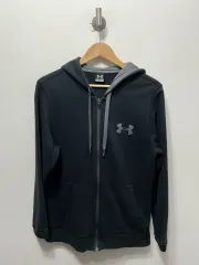 UNDER ARMOUR アンダーアーマー ブラック フードジップアップ M