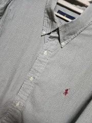 ポロ ラルフローレン メンズ ストライプ シャツ (XLサイズ)