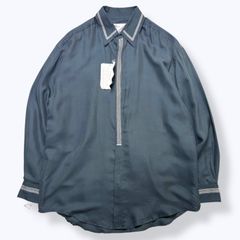 未使用 デッドストック Goouch クルーネック シルク カットソー L