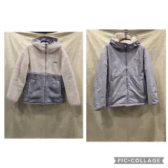 POLHAM ユニセックス リバーシブル フリース アウター S(90)