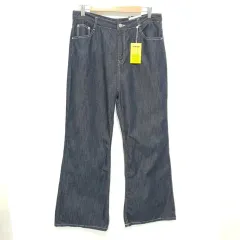 66girls ワイド ブーツカット デニム パンツ XL_S1520