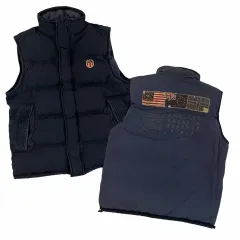 00年代 ポロ ラルフローレン Polo Jeans リバーシブル 星条旗 ダウンベスト