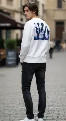 C P カンパニー ストレッチ フリース クルーネック スウェット Tシャツ